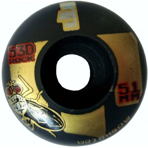 Roda Moska 51mm 53d Rock Preta