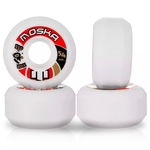 Roda Moska Rock 54mm 53D. Branca ( jogo 4 rodas )