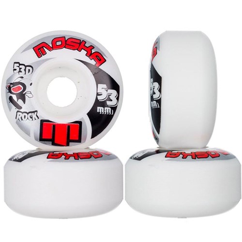 Roda Moska Rock Series 53mm 53D Branca