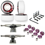 Roda Next Moska 55mm + Truck Brutus 139mm + Abec 7 + Parafusos