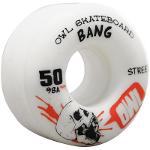 Roda Owl Bang 50mm Branco - Owl Sports