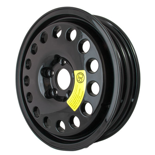 Roda para Estepe de Emergência para Veículos Audi Aro 17 X 4,0 5x112 K58 Black