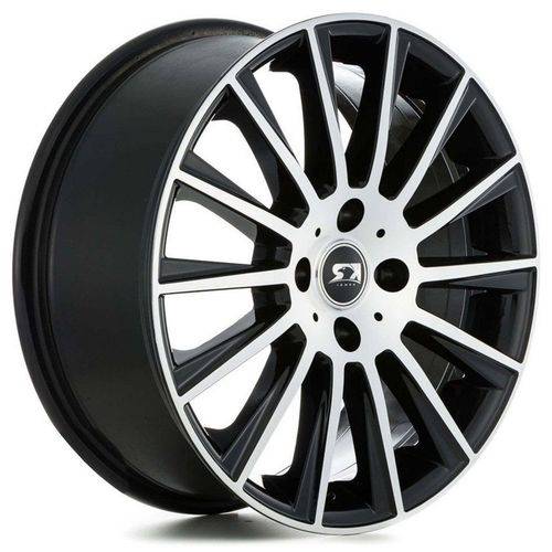 Roda R66 Aro 15x6 4x100 Preta Brilhante KR