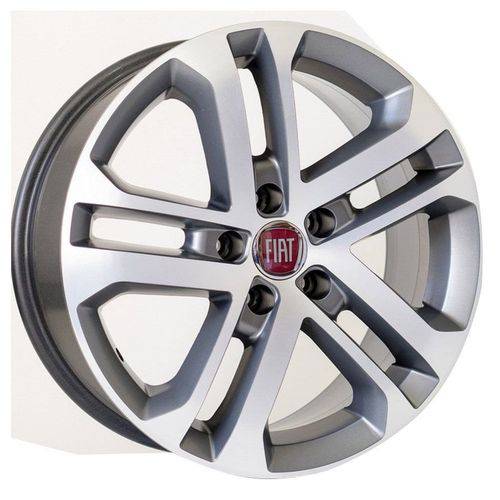 Roda R73 Aro 15x6 4x98 Grafite Fosco Diamantada KR