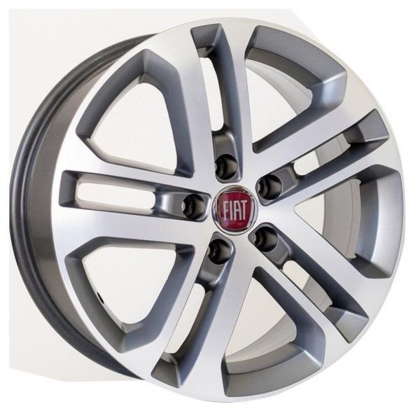 Roda R73 Aro 15x6 4x98 Grafite Fosco Diamantada KR