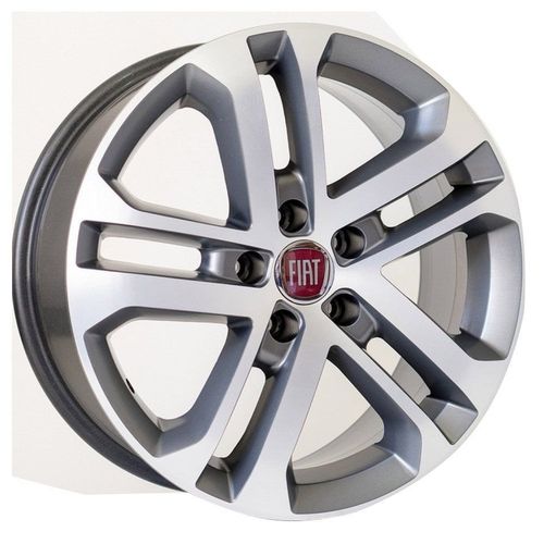 Roda R73 Aro 16x6 5x110 Grafite Fosco Diamantada KR