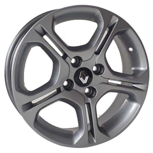 Roda R97 Aro 15x6 4x100 Grafite Brilhante KR