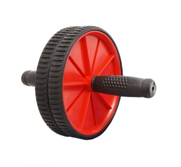 Roda Rolo Exercicios Abdominal Lombar Exercise Wheel + Apoio - Horizonte