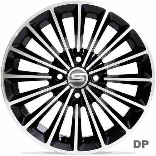 Roda Scorro S195 Aro 14 4x100/108 Furos Jogo