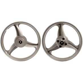 Roda Scud Esportiva Titan 00 Ks 3 Pontas Prata 23523