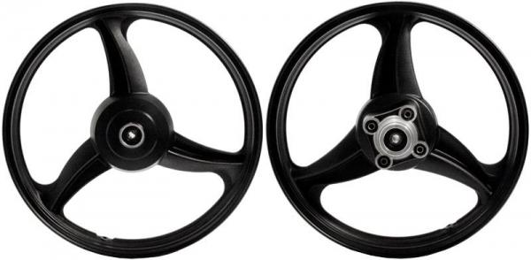 Roda Scud Esportiva Titan 00 Ks 3 Pontas Preto