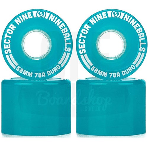 Roda Sector 9 Nineballs 58mm 78A Light Blue