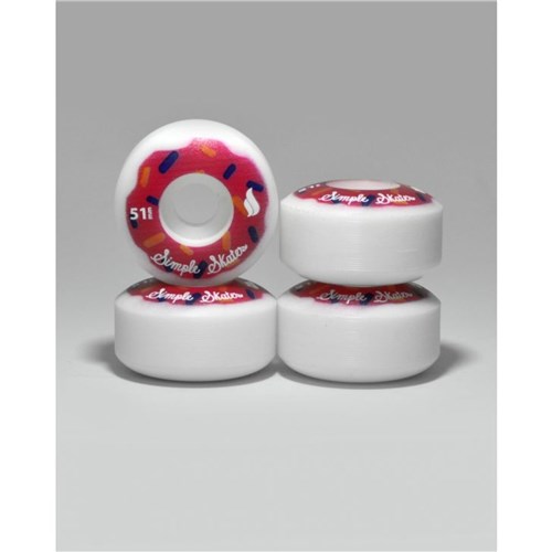 Roda Simple Skateboard Donuts 51 MM