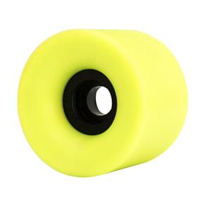 Roda Skate Longboard Downhill Speed 71mm 80a com Miolo - Amarelo