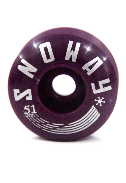 Roda Snoway PU SS 51mm Roxo