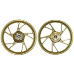 Roda Titan 125 2009 A 2013 Freio Lona Modelo 160 Dourado Pe Galinha S/ Câmara