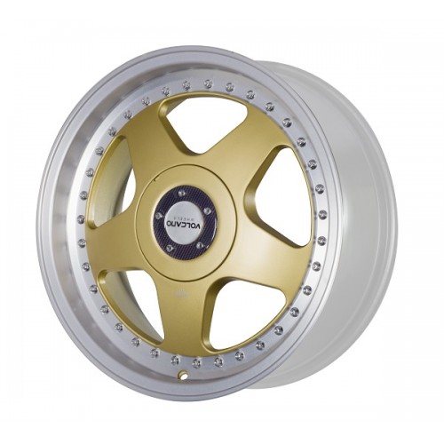 Roda Volcano Euro Aro 18x7 ou por 8 4x100/108 ou 5Furos Et 35 Jogo