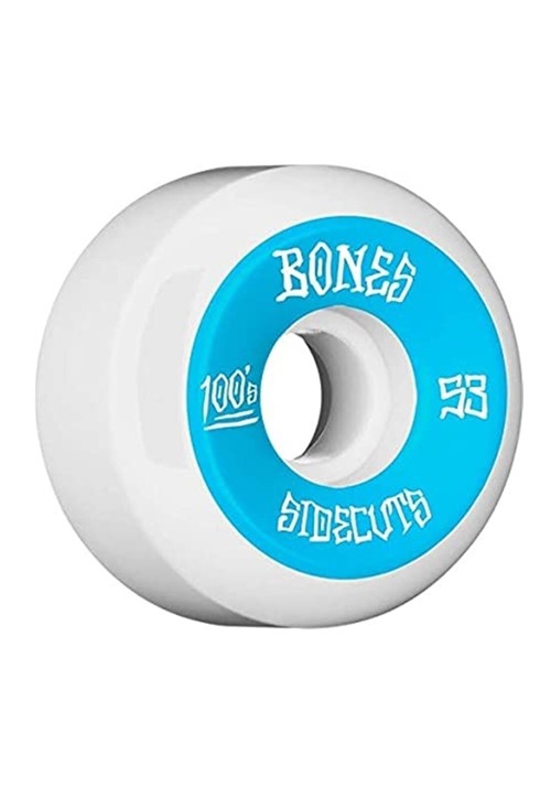 Rodas Bones 100s OG Formula Sidecuts 53mm White PROMO Branca