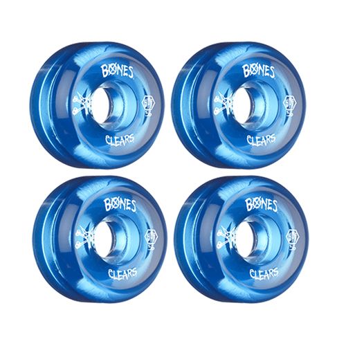 Rodas Bones SPF Clear Blue 58mm