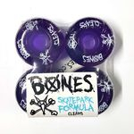 Rodas Bones Spf Clear Purple 56mm 4pk
