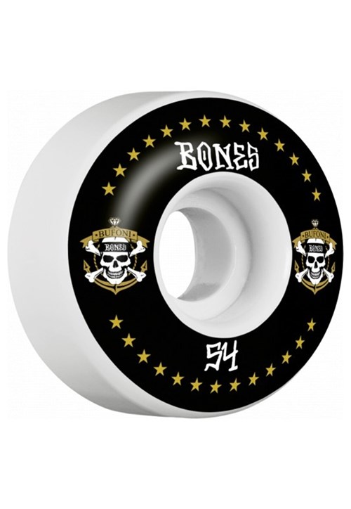 Rodas Bones STF Bufoni Live 2 Ride 54mm V-1 Branca