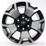 Rodas Hilux Aro 18X7 S11 Preta C/Diamante 6X139,7