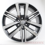 Rodas Hilux Aro 22X9 R72 Grafite C/ Diamante 6X139,7