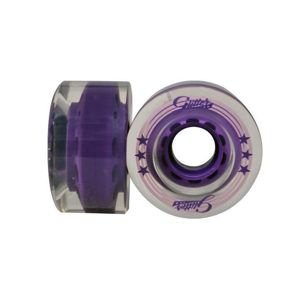 Rodas Traxart Patins 58mm Tradicional Glitter 83a Roxo