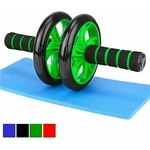 Rolo Roda Exercicios Abdominal Lombar Exercise Wheel + Apoio