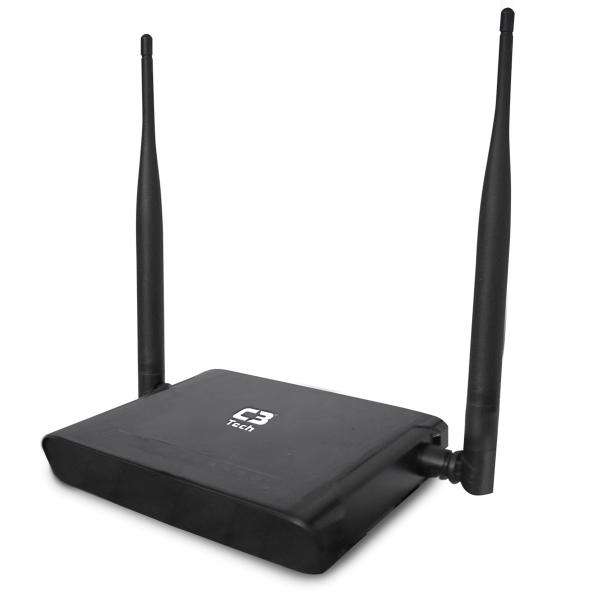 Roteador Wireless 3000Mbps 2 Antenas Preto W-R304n C3 Tech