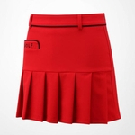 Roupa de golfe para as Mulheres Anti-esvaziado Pantskirt algodão macio respirável Sweat Absorção Skirt