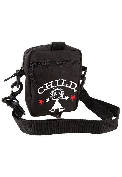 Shoulder Bag Child Script Preta