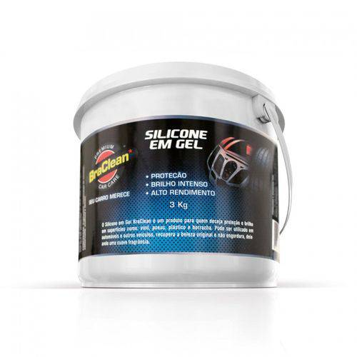 Silicone em Gel Automotivo 3kg - Braclean