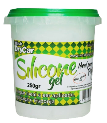 Silicone Gel 250g P/ Plastico e Couro Wash Drycar