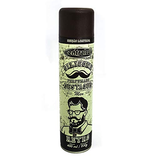 Silicone Spray Perfumado Retro Men Brilho Seco 400ml