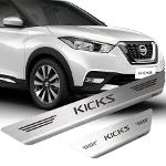 Soleira Aço Inox Escovado Nissan Kicks Mult