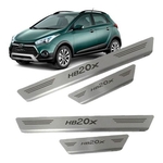 Soleira Em Aço Inox Mult Hyundai Hb-20 X