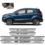 Soleira Platinum Ford Ecosport 2013 a 2020 4 Pçs Prata sp111