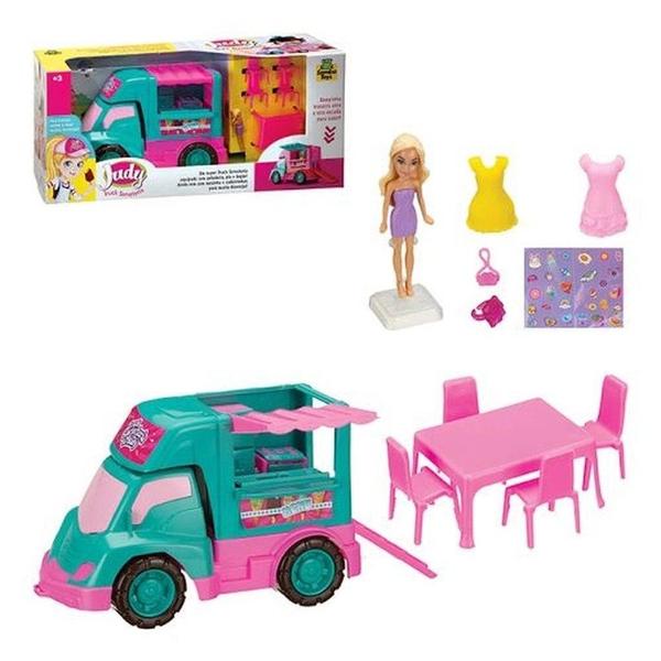 Sorveteria Food Truck Judy com Boneca - Samba Toys