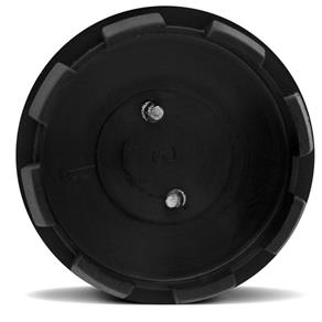 Sub Calota Centro Miolo Roda Volkswagem ABS Alta Resistência e Nylon Preta com Boton Cromado 51mm Jogo Completo