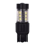 T20 7440 7443 3030 16 Preto-shell smd lâmpada de luz branca Luz Da Motocicleta