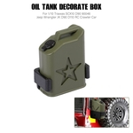 Tanque de óleo Decore Caixa para 1/10 Traxas Redcat RC4WD Tx Axial SCX10 D90 90046 Jeep Wrangler JK D90 D110 RC Crawler Car