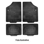 Tapete Interlagos Preto 3 pc Borcol 1415381 Palio Siena