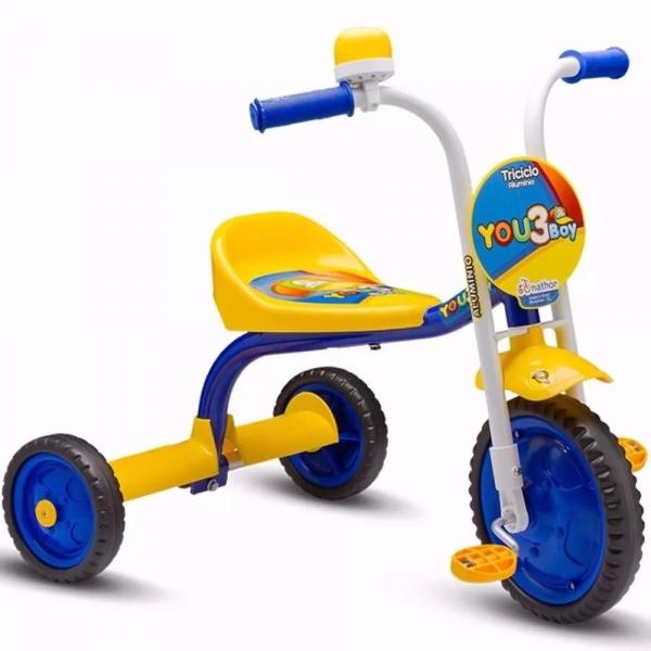Triciclo 3 Rodas Bicicleta Infantil Menino Nathor You 3 Boy