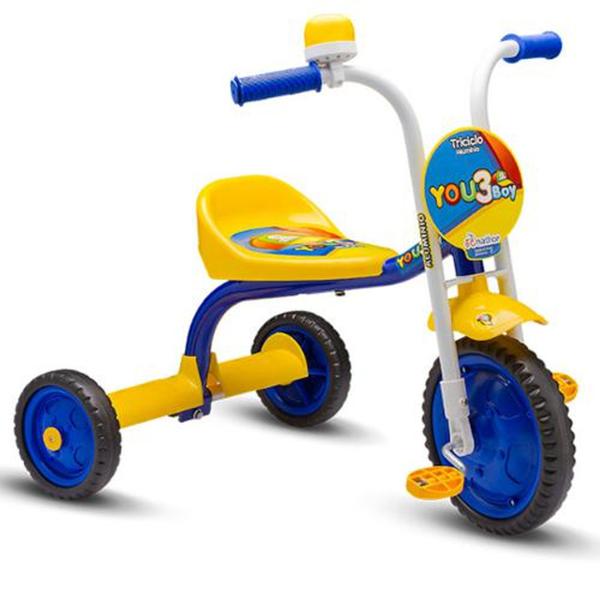 Triciclo 3 Rodas Bicicleta Infantil Menino You3 Boy - Nathor