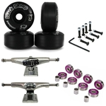 Truck Brutus 139mm + Roda 51mm Black Sheep + Abec 7 + Parafusos