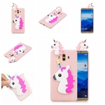 Para Cartoon HUAWEI Mate10 3D Adorável suave TPU tampa traseira antiderrapante à prova de choque capa protetora completa