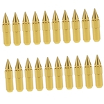 Ficha técnica e caractérísticas do produto 20pcs Car Race Spike Lug Nuts 12x1.25mm Alumínio Extended Tuner Key Gold