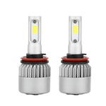 Ficha técnica e caractérísticas do produto 1 par H11 S2 LED Farol Kit 4000LM / Bulb 6500K feixe Fog lâmpada HID Branco (quente)