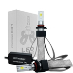 Ficha técnica e caractérísticas do produto 1 par HB4 / 9006 LED T9 Farol Kit 3 Cores Alterando lâmpada de 60W Quick Start Car Light Lamp